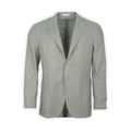 Blazer - Houndstooth Lyocell & Linen Unfinished Sleeves