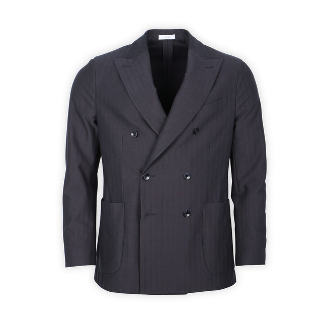 Blazer - Herringbone 6 Buttons Double Breasted 