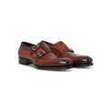 Double Monks - Limited Edition Patinated Leather & Leather Soles + Apron