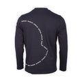 T-Shirt - Cotton Long Sleeves Crew Neck  Logo Outline