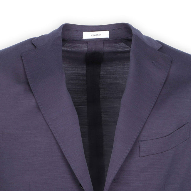 Blazer - Jersey Piqué Wool Unfinished Sleeves