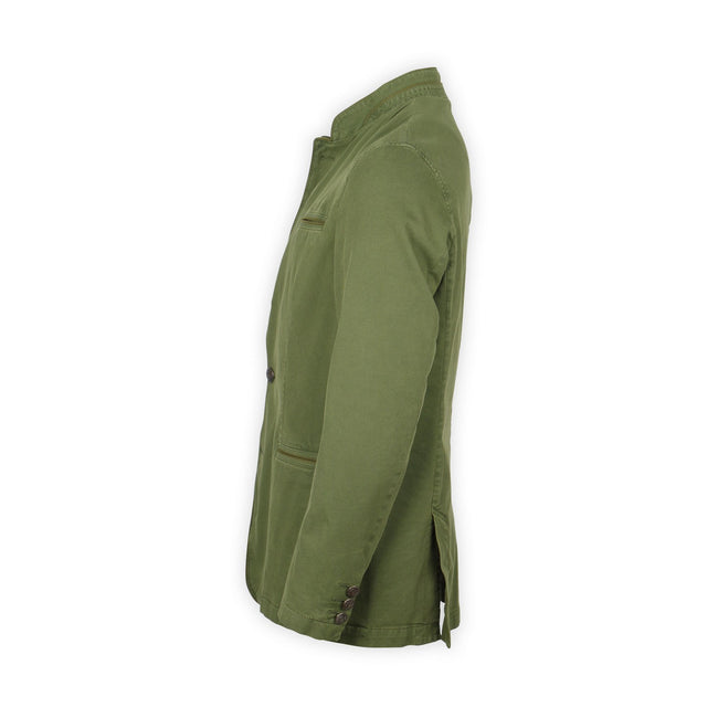 Jacket / Blazer - CABAS Oxford Cotton Stretch Single-Breasted
