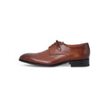 Derbies - Patinated Leather & Leather Soles Lace-Ups + Medallion