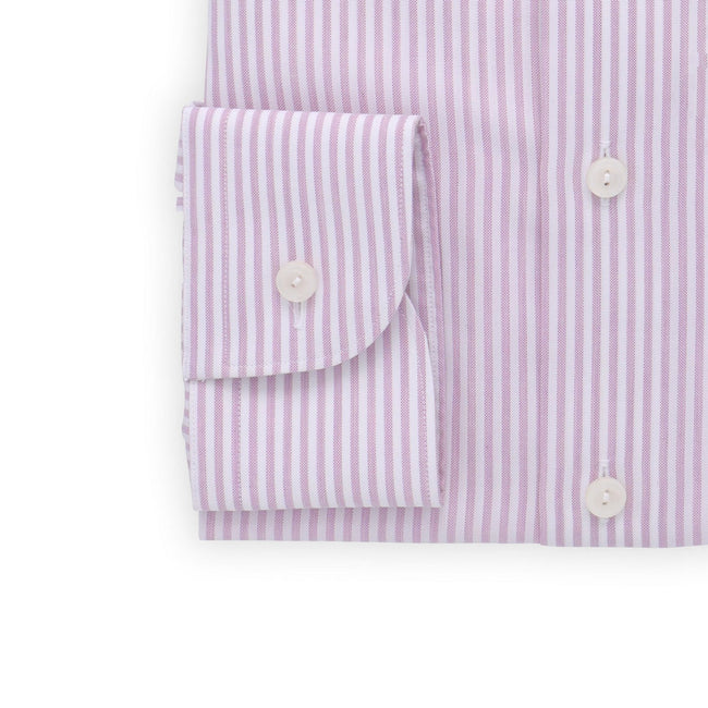 Shirt - Oxford Striped Cotton Single Cuff 