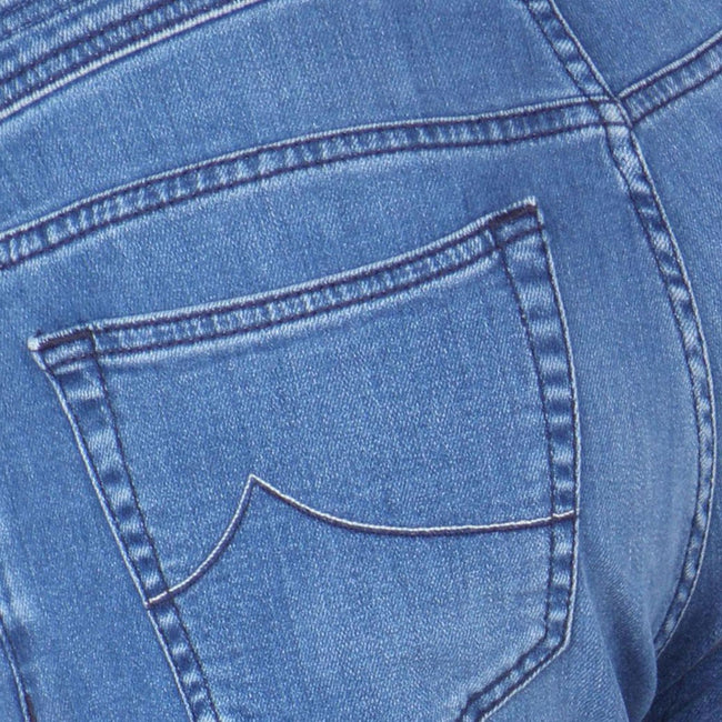 Jeans - BARD Jersey Cotton & Lyocell Stretch Navy Patch