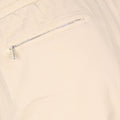 Pants -  CARACCIOLO Drill Cotton, Silk & Cashmere Stretch Elastic Waistband + Zip 