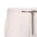 Pants -  CARACCIOLO Drill Cotton, Silk & Cashmere Stretch Elastic Waistband + Zip 