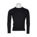 Sweater - CLUNDY Plain Crew Neck Wool & Cotton