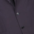 Two Piece Suit - Easy Wear Wool & Polyester Stretch Unfinished Sleeves