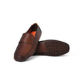 Loafers - Driving Shoes Leather & Rubber Grommet Soles + Apron