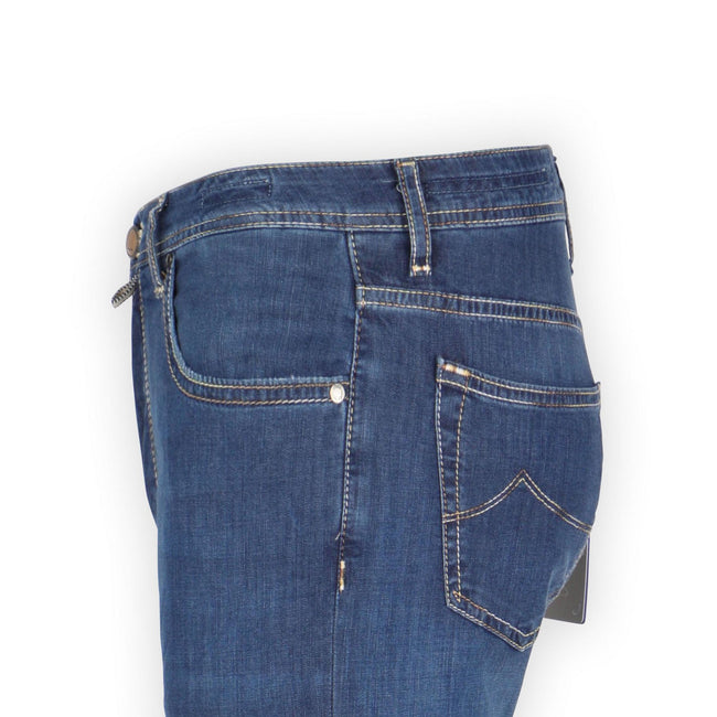 Jeans - BARD Cotton, Viscose & Polyester Stretch Beige Patch