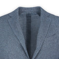 Blazer - Hopsack Fancy Silk, Wool & Cotton Unfinished Sleeves