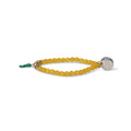 Bracelet Ladybird 9 K Grey Gold And Bicolour Diamonds On Coloured Cord