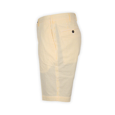 Bermuda Shorts - Striped Seersucker Cotton 