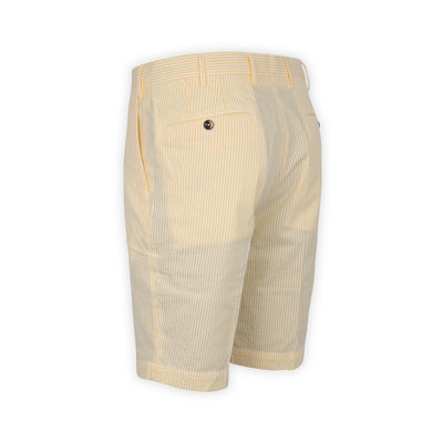 Bermuda Shorts - Striped Seersucker Cotton 