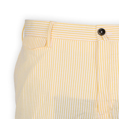 Bermuda Shorts - Striped Seersucker Cotton 