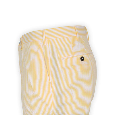 Bermuda Shorts - Striped Seersucker Cotton 