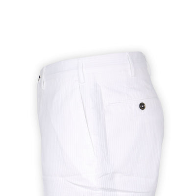 Bermuda Shorts - Striped Seersucker Cotton 