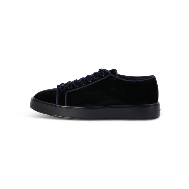 Sneakers - NEW CLEANIC Velvet & Glossy Rubber Soles Lace-Ups