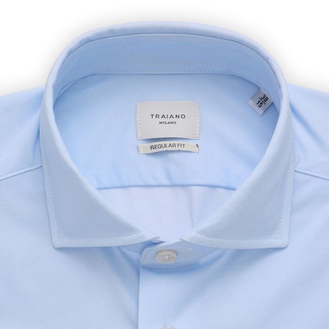 Shirt - Light Oxford Polyamide & Polyester Stretch Single Cuff -10010871