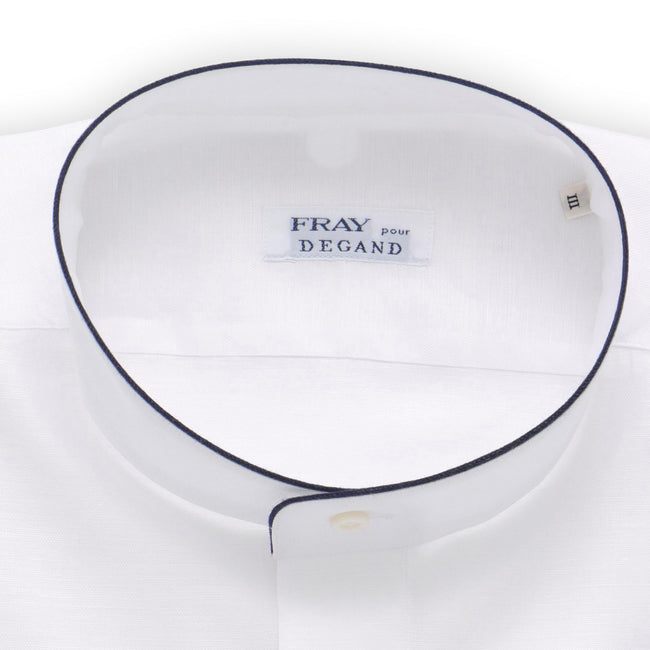 Shirt - MONTECARLO Cotton & Linen Single Cuff + Piping-10011013
