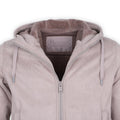 Zip-Up Sweater - Alcantara Polyester & Elastane + Hood