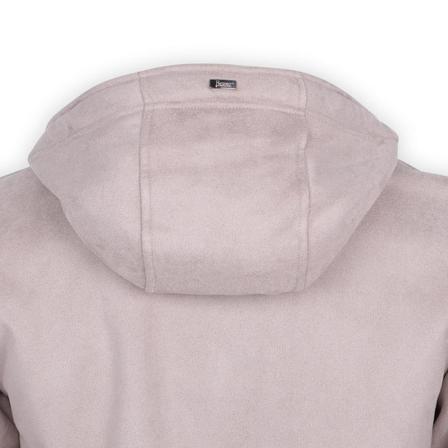 Zip-Up Sweater - Alcantara Polyester & Elastane + Hood