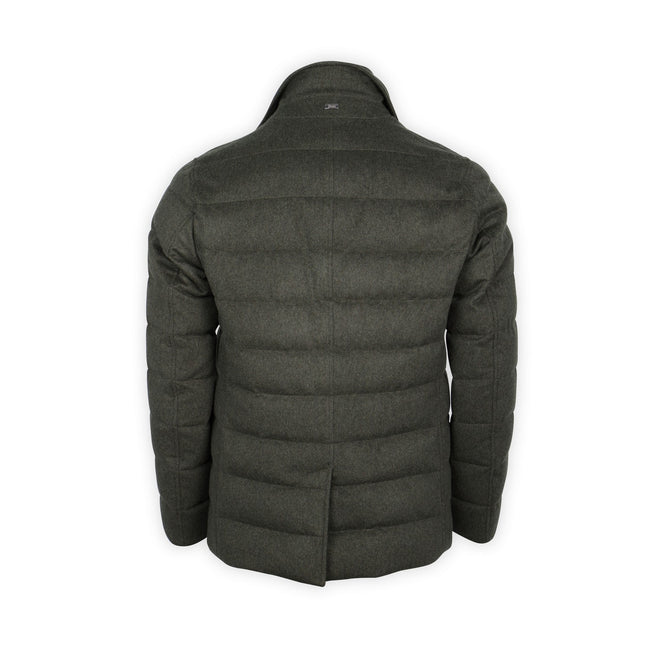 Double Jacket - Cashmere Detachable Bib + Buttoned