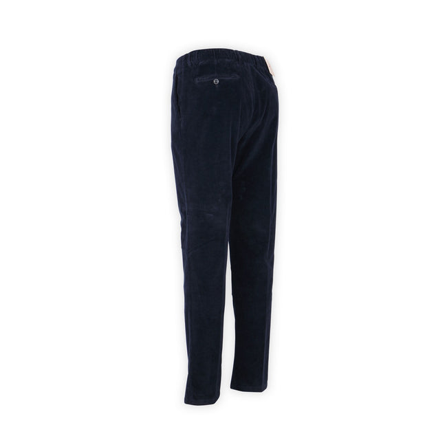 Men Velvet Elastic Waist Pants