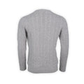 Cable Knit Sweater -  LUIS Cashmere Crew Neck 