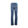 Jeans - BARD Cotton & Lyocell Stretch Suede Turquoise Patch