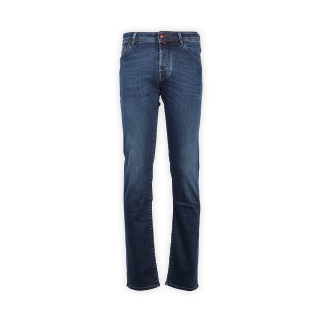 Jeans - NICK Cotton & Lyocell Stretch Suede Plum Patch