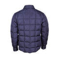 Down Shirt Jacket - Quilted Checked Satin Nylon 