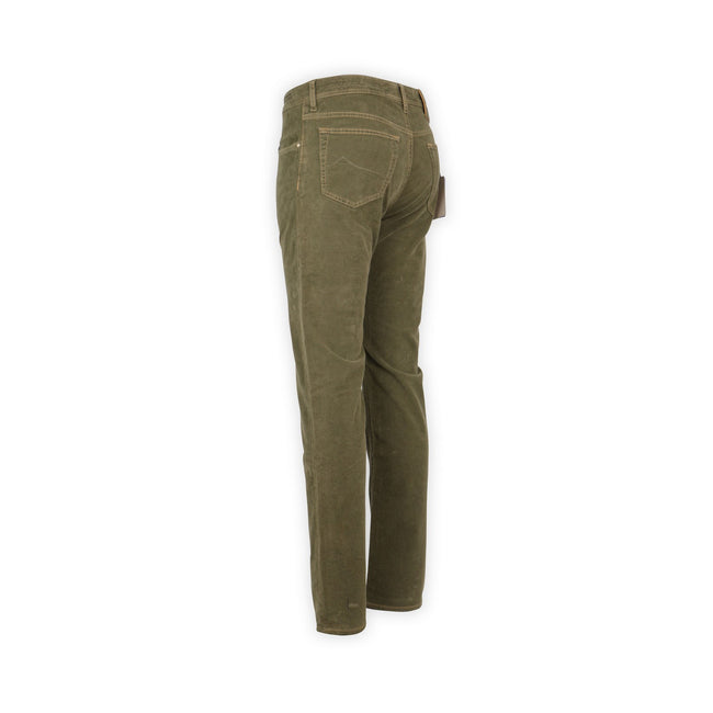 Pants - BARD Brushed Smooth Velvet Cotton Stretch Bicolor Patch 