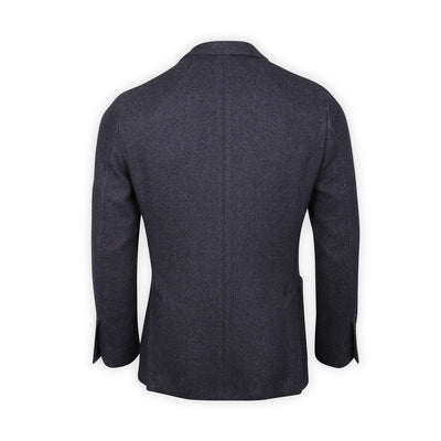 Blazer - Hopsack Cashmere & Silk Unfinished Sleeves