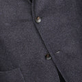 Blazer - Hopsack Cashmere & Silk Unfinished Sleeves