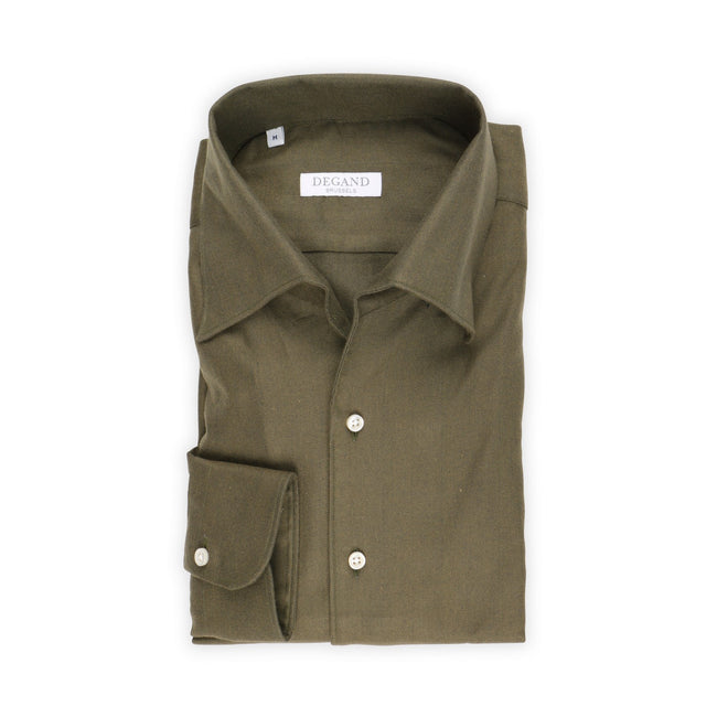 Shirt - Cotton & Lyocell Single Cuff Regular Fit