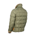 Down Jacket - 4 Ganci Quilted Checked Polyamide, Velvet & Suede Details 