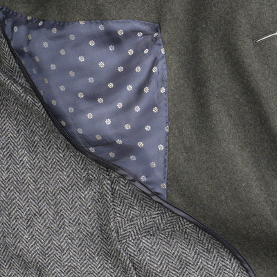 Austrian Jacket - CAJETAN Herringbone New Wool High Collar