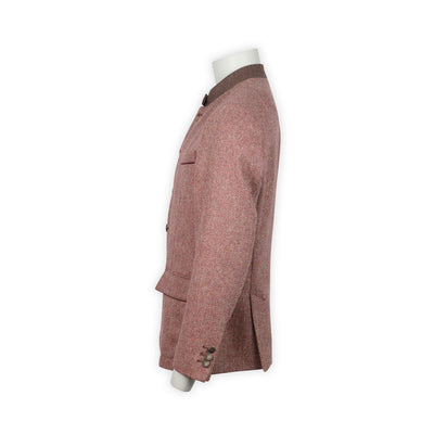 Austrian Jacket - CAJETAN Herringbone New Wool High Collar