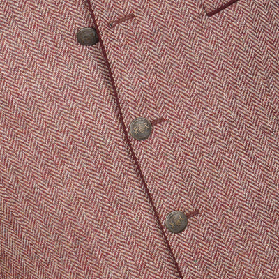 Austrian Jacket - CAJETAN Herringbone New Wool High Collar