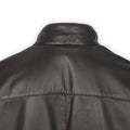 Bomber Jacket - Grained Leather & Cashmere Lined Zipped