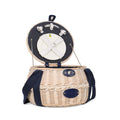 Picnic Basket - DEAUVILLE Denim & Wicker For 2 Persons