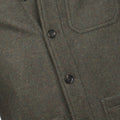 Overshirt - Jersey Wool Double Face Knitted Fabric + Buttoned