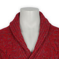 Cardigan - Mottled Color Wool & Cashmere Shawl Collar 