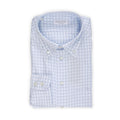 Shirt - Large Check Cotton Single Cuff + Breast Pocket