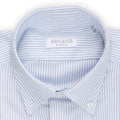 Shirt - Oxford Striped Cotton Single Cuff + Breast Pocket