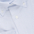Shirt - Oxford Striped Cotton Single Cuff + Breast Pocket