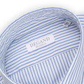 Shirt - Striped Poplin Cotton Single Cuff + Breast Pocket