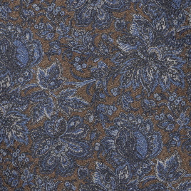 Carré - Flower Print Wool 